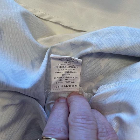 1861 Blue and White Floral Circle Skirt Dress - size Small - Zipper/Tie Back - Picture 10 of 13